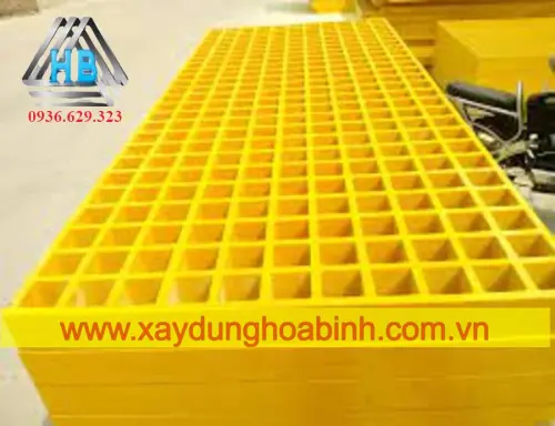 Phenolic FRP Composite Grating, 48.03 × 161.81 × 0.98 in (1220 × 4110 × 25 mm)