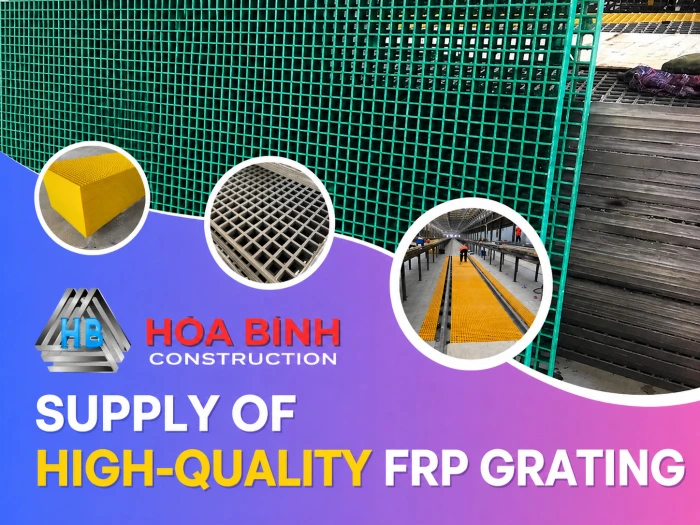 Cung cấp và lắp đặt sàn FRP chất lượng cao